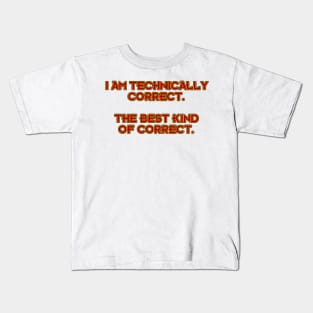 Technically Correct Kids T-Shirt